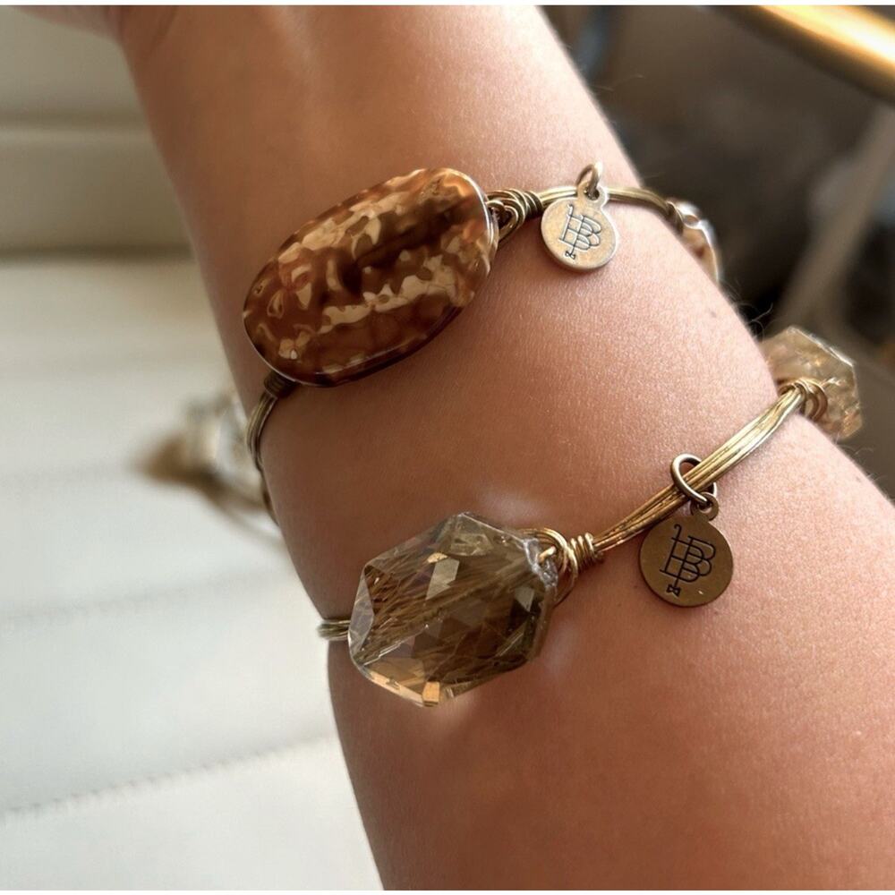 Bourbon and Boweties bracelet set Of 2